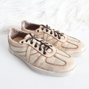 Bed Stu Leather Rustic Retro Muller Low Top Sneakers